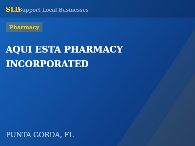 AQUI ESTA PHARMACY INCORPORATED — Pharmacy in PUNTA GORDA, FL