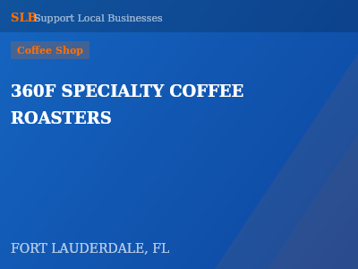 360F SPECIALTY COFFEE ROASTERS — Coffee Shop in FORT LAUDERDALE, FL