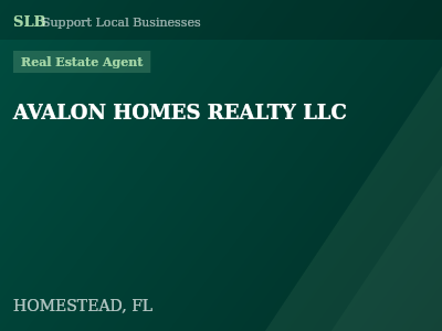 AVALON HOMES REALTY LLC — Real Estate Agent in HOMESTEAD, FL