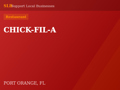 CHICK-FIL-A — Restaurant in PORT ORANGE, FL