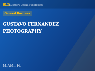 GUSTAVO FERNANDEZ PHOTOGRAPHY — General Business in MIAMI, FL