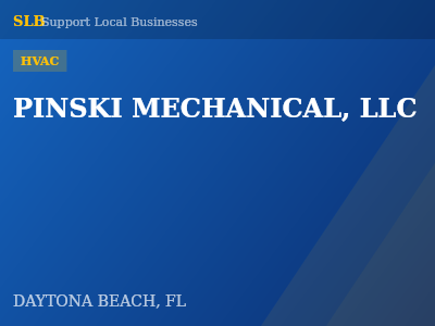 PINSKI MECHANICAL, LLC — HVAC in DAYTONA BEACH, FL