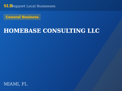 HOMEBASE CONSULTING LLC — General Business in MIAMI, FL