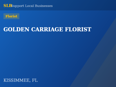 GOLDEN CARRIAGE FLORIST — Florist in KISSIMMEE, FL