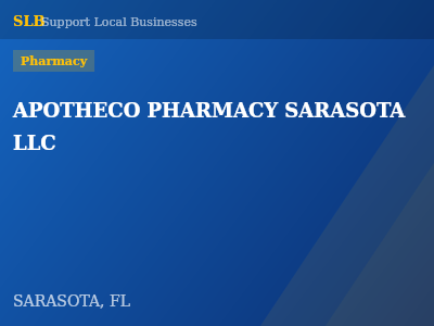 APOTHECO PHARMACY SARASOTA LLC — Pharmacy in SARASOTA, FL