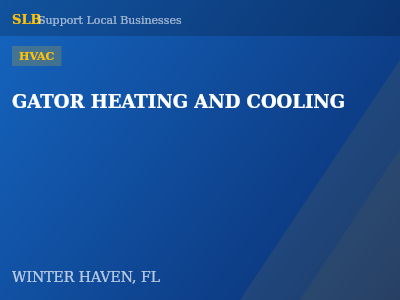 GATOR HEATING AND COOLING — HVAC in WINTER HAVEN, FL