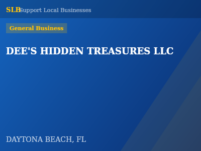 DEE'S HIDDEN TREASURES LLC — General Business in DAYTONA BEACH, FL
