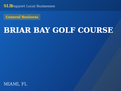 BRIAR BAY GOLF COURSE — General Business in MIAMI, FL