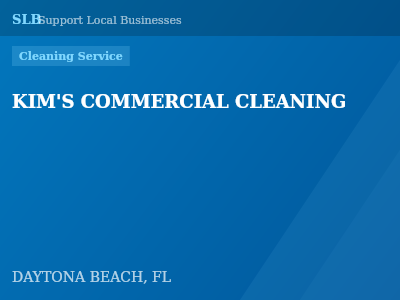 KIM'S COMMERCIAL CLEANING — Cleaning Service in DAYTONA BEACH, FL