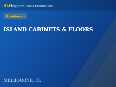 ISLAND CABINETS & FLOORS — Handyman in MELBOURNE, FL