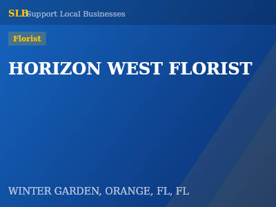 HORIZON WEST FLORIST — Florist in WINTER GARDEN, ORANGE, FL, FL