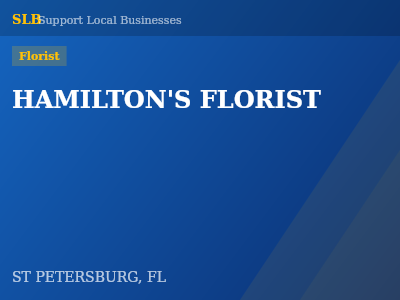 HAMILTON'S FLORIST — Florist in ST PETERSBURG, FL