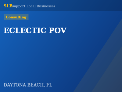 ECLECTIC POV — Consulting in DAYTONA BEACH, FL