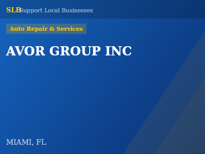 AVOR GROUP INC — Auto Repair & Services in MIAMI, FL