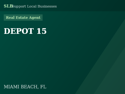 DEPOT 15 — Real Estate Agent in MIAMI BEACH, FL