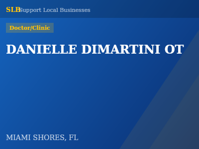DANIELLE DIMARTINI OT — Doctor/Clinic in MIAMI SHORES, FL