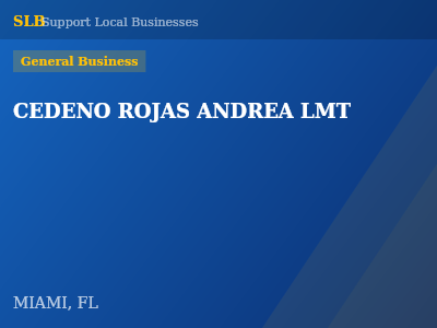 CEDENO ROJAS ANDREA LMT — General Business in MIAMI, FL