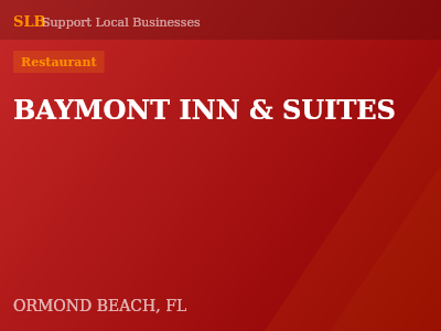 BAYMONT INN & SUITES — Restaurant in ORMOND BEACH, FL