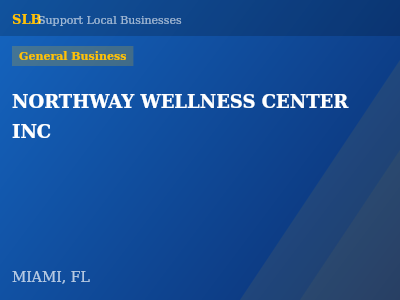 NORTHWAY WELLNESS CENTER INC — General Business in MIAMI, FL