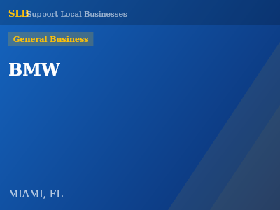 BMW — General Business in MIAMI, FL