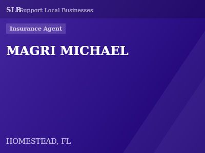MAGRI MICHAEL — Insurance Agent in HOMESTEAD, FL