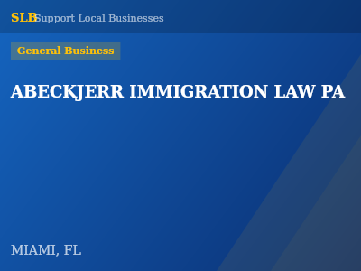 ABECKJERR IMMIGRATION LAW PA — General Business in MIAMI, FL