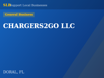 CHARGERS2GO LLC — General Business in DORAL, FL