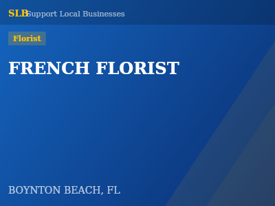 FRENCH FLORIST — Florist in BOYNTON BEACH, FL