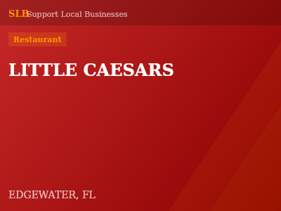 LITTLE CAESARS — Restaurant in EDGEWATER, FL