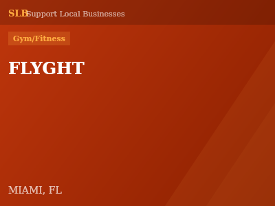 FLYGHT — Gym/Fitness in MIAMI, FL