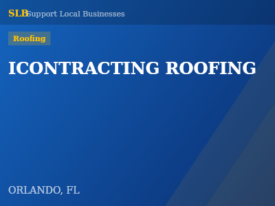 ICONTRACTING ROOFING — Roofing in ORLANDO, FL