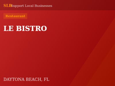 LE BISTRO — Restaurant in DAYTONA BEACH, FL