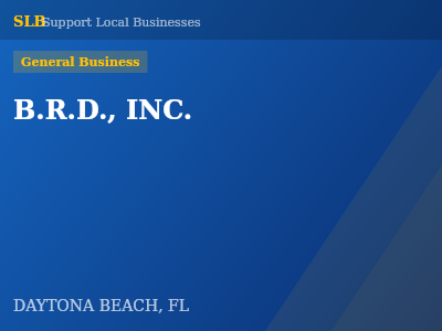 B.R.D., INC. — General Business in DAYTONA BEACH, FL