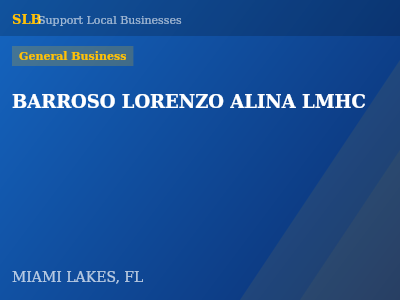 BARROSO LORENZO ALINA LMHC — General Business in MIAMI LAKES, FL