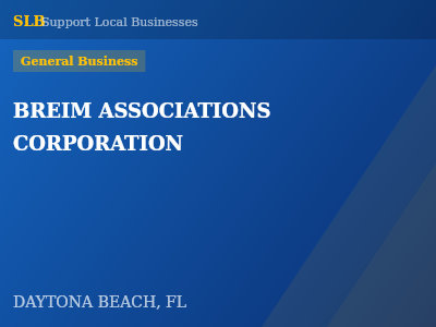BREIM ASSOCIATIONS CORPORATION — General Business in DAYTONA BEACH, FL