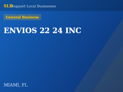 ENVIOS 22 24 INC — General Business in MIAMI, FL