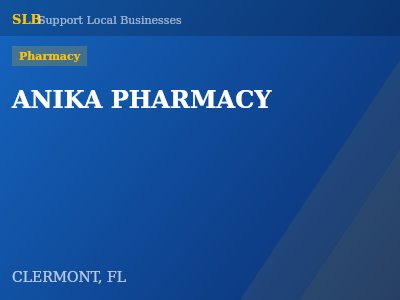 ANIKA PHARMACY — Pharmacy in CLERMONT, FL