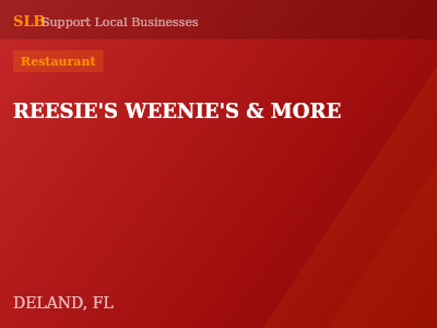 REESIE'S WEENIE'S & MORE — Restaurant in DELAND, FL