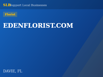 EDENFLORIST.COM — Florist in DAVIE, FL