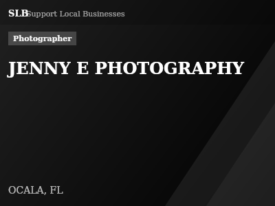 JENNY E PHOTOGRAPHY — Photographer in OCALA, FL