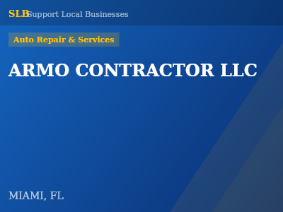 ARMO CONTRACTOR LLC — Auto Repair & Services in MIAMI, FL