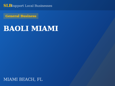 BAOLI MIAMI — General Business in MIAMI BEACH, FL