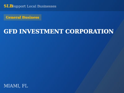 GFD INVESTMENT CORPORATION — General Business in MIAMI, FL