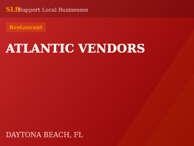 ATLANTIC VENDORS — Restaurant in DAYTONA BEACH, FL