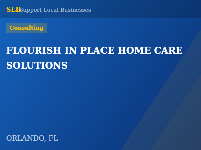 FLOURISH IN PLACE HOME CARE SOLUTIONS — Consulting in ORLANDO, FL