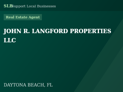JOHN R. LANGFORD PROPERTIES LLC — Real Estate Agent in DAYTONA BEACH, FL