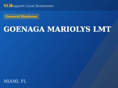 GOENAGA MARIOLYS LMT — General Business in MIAMI, FL