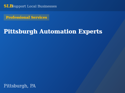 Pittsburgh Automation Experts — Professional Services in Pittsburgh, PA