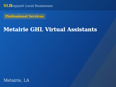 Metairie GHL Virtual Assistants — Professional Services in Metairie, LA