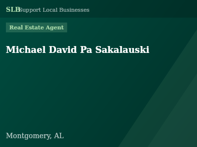 Michael David Pa Sakalauski — Real Estate Agent in Montgomery, AL